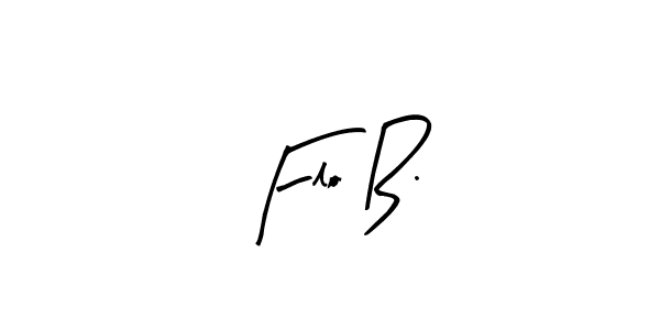 The best way (Arty Signature) to make a short signature is to pick only two or three words in your name. The name Flo B. include a total of six letters. For converting this name. Flo B. signature style 8 images and pictures png