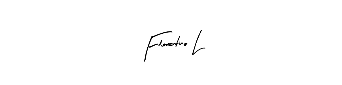 Make a beautiful signature design for name Florentino L. With this signature (Arty Signature) style, you can create a handwritten signature for free. Florentino L signature style 8 images and pictures png