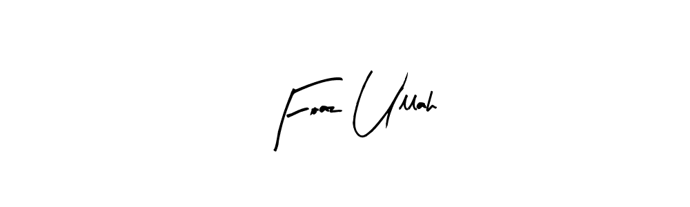 Make a beautiful signature design for name Foaz Ullah. With this signature (Arty Signature) style, you can create a handwritten signature for free. Foaz Ullah signature style 8 images and pictures png