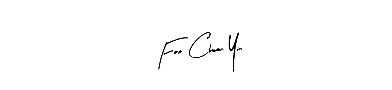 Also we have Foo Chwan Yin name is the best signature style. Create professional handwritten signature collection using Arty Signature autograph style. Foo Chwan Yin signature style 8 images and pictures png