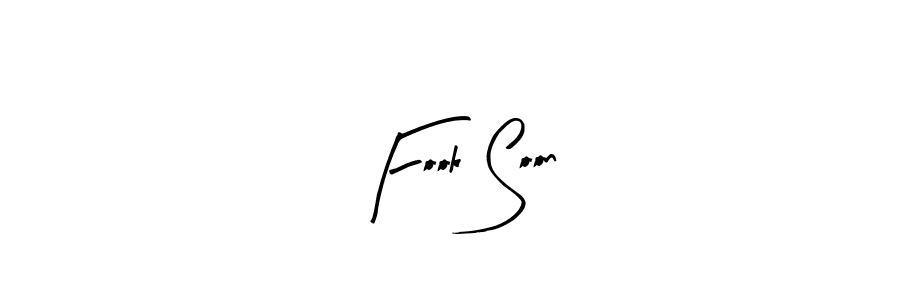 How to make Fook Soon name signature. Use Arty Signature style for creating short signs online. This is the latest handwritten sign. Fook Soon signature style 8 images and pictures png