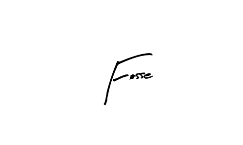 Arty Signature is a professional signature style that is perfect for those who want to add a touch of class to their signature. It is also a great choice for those who want to make their signature more unique. Get Fosse name to fancy signature for free. Fosse signature style 8 images and pictures png