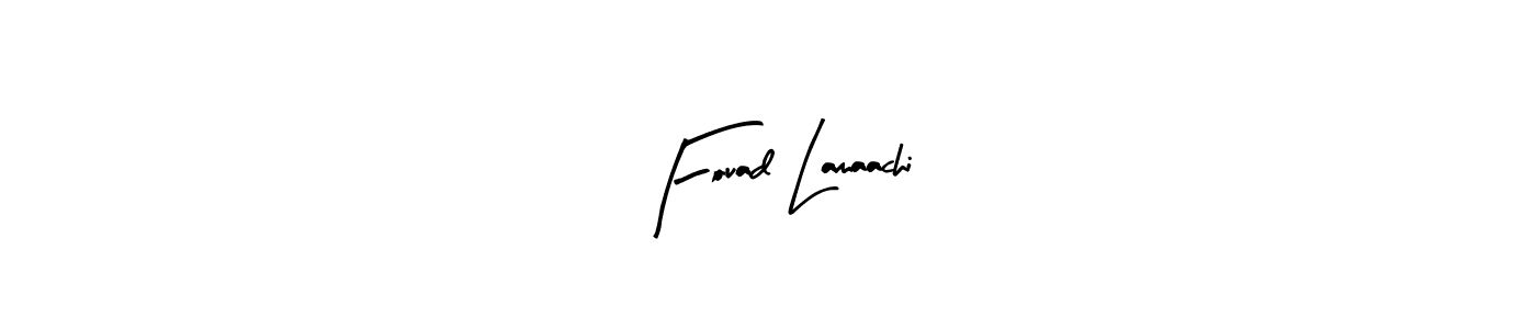 Also we have Fouad Lamaachi name is the best signature style. Create professional handwritten signature collection using Arty Signature autograph style. Fouad Lamaachi signature style 8 images and pictures png