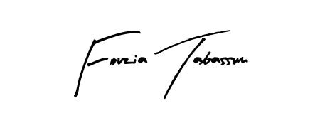 How to Draw Fouzia Tabassum signature style? Arty Signature is a latest design signature styles for name Fouzia Tabassum. Fouzia Tabassum signature style 8 images and pictures png