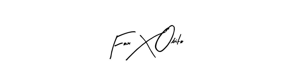 Arty Signature is a professional signature style that is perfect for those who want to add a touch of class to their signature. It is also a great choice for those who want to make their signature more unique. Get Fox X Obito name to fancy signature for free. Fox X Obito signature style 8 images and pictures png