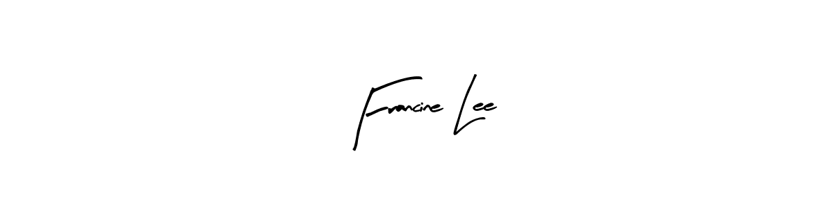How to make Francine Lee signature? Arty Signature is a professional autograph style. Create handwritten signature for Francine Lee name. Francine Lee signature style 8 images and pictures png