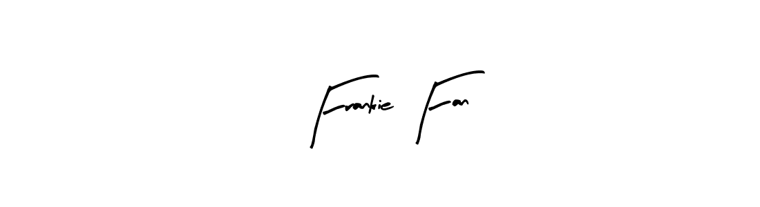 Design your own signature with our free online signature maker. With this signature software, you can create a handwritten (Arty Signature) signature for name Frankie Fan. Frankie Fan signature style 8 images and pictures png