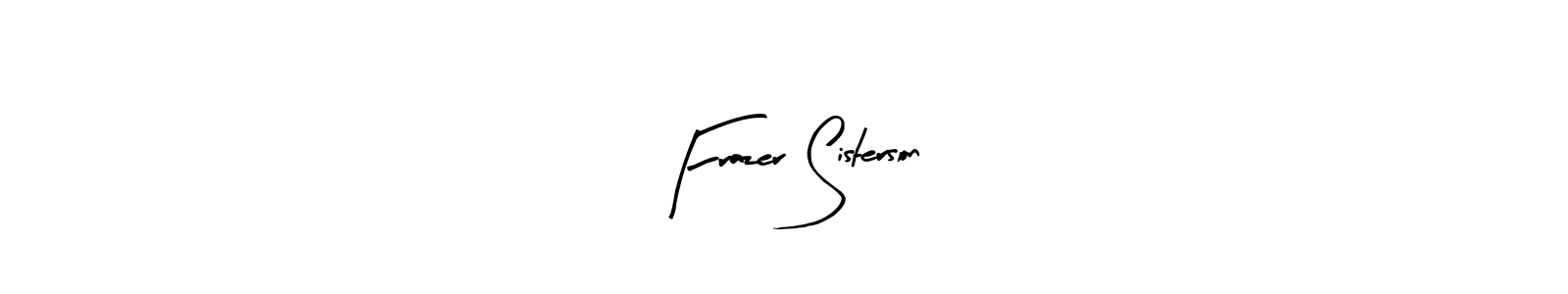 Check out images of Autograph of Frazer Sisterson name. Actor Frazer Sisterson Signature Style. Arty Signature is a professional sign style online. Frazer Sisterson signature style 8 images and pictures png