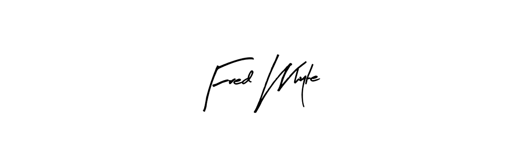 Make a beautiful signature design for name Fred Whyte. Use this online signature maker to create a handwritten signature for free. Fred Whyte signature style 8 images and pictures png
