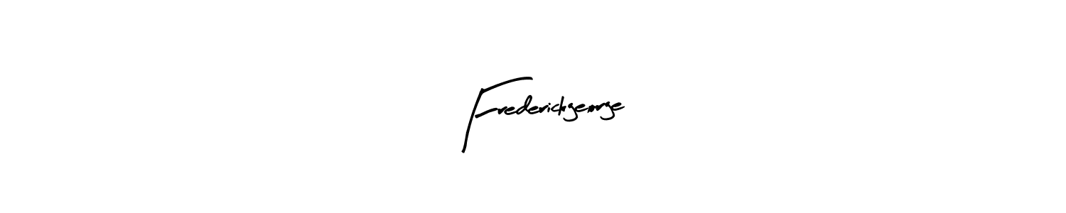 Create a beautiful signature design for name Frederickgeorge. With this signature (Arty Signature) fonts, you can make a handwritten signature for free. Frederickgeorge signature style 8 images and pictures png