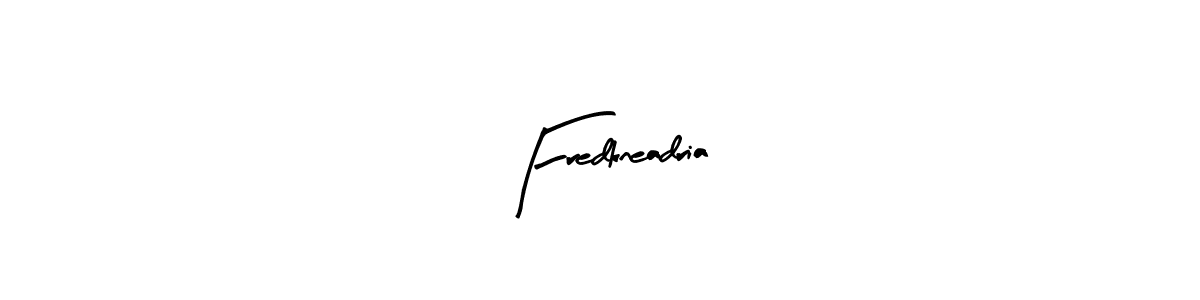 Similarly Arty Signature is the best handwritten signature design. Signature creator online .You can use it as an online autograph creator for name Fredkneadria. Fredkneadria signature style 8 images and pictures png