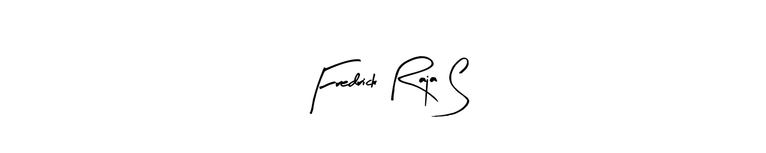 Make a beautiful signature design for name Fredrick Raja S. Use this online signature maker to create a handwritten signature for free. Fredrick Raja S signature style 8 images and pictures png