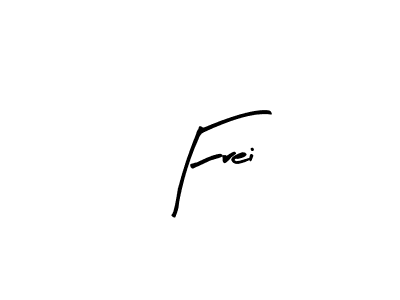 Create a beautiful signature design for name Frei. With this signature (Arty Signature) fonts, you can make a handwritten signature for free. Frei signature style 8 images and pictures png