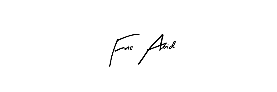 You can use this online signature creator to create a handwritten signature for the name Fris Abid. This is the best online autograph maker. Fris Abid signature style 8 images and pictures png