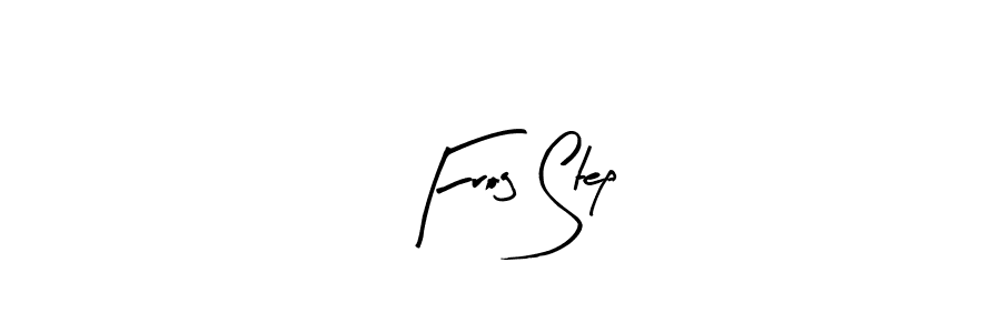 Design your own signature with our free online signature maker. With this signature software, you can create a handwritten (Arty Signature) signature for name Frog Step. Frog Step signature style 8 images and pictures png