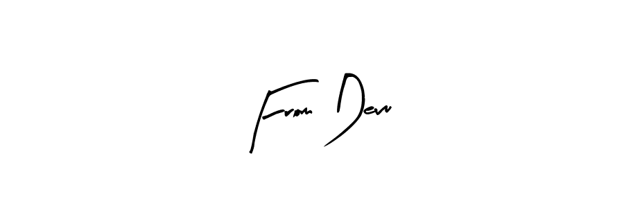 Make a beautiful signature design for name From Devu. With this signature (Arty Signature) style, you can create a handwritten signature for free. From Devu signature style 8 images and pictures png