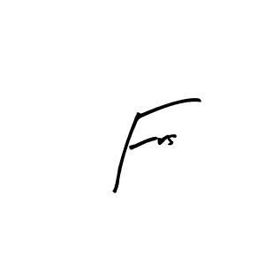 Create a beautiful signature design for name Frs. With this signature (Arty Signature) fonts, you can make a handwritten signature for free. Frs signature style 8 images and pictures png