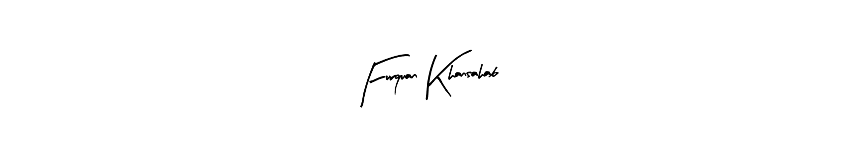 How to Draw Furquan Khansahab signature style? Arty Signature is a latest design signature styles for name Furquan Khansahab. Furquan Khansahab signature style 8 images and pictures png