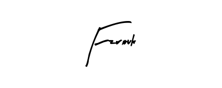 An effortless, minimalist signature concept for Fzrouk using Arty Signature design. Clean lines that look great on any document. Fzrouk signature style 8 images and pictures png