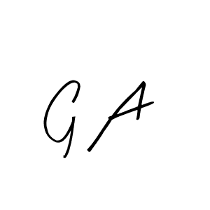 Make a beautiful signature design for name G A. Use this online signature maker to create a handwritten signature for free. G A signature style 8 images and pictures png