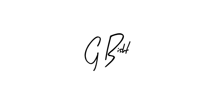 How to make G Bisht name signature. Use Arty Signature style for creating short signs online. This is the latest handwritten sign. G Bisht signature style 8 images and pictures png