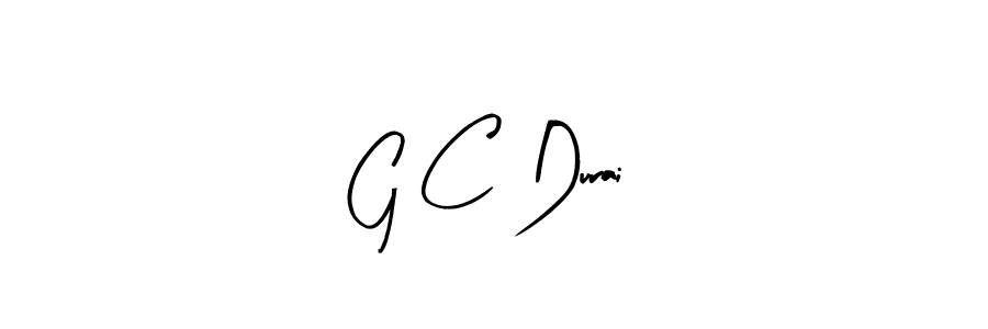 Use a signature maker to create a handwritten signature online. With this signature software, you can design (Arty Signature) your own signature for name G C Durai. G C Durai signature style 8 images and pictures png