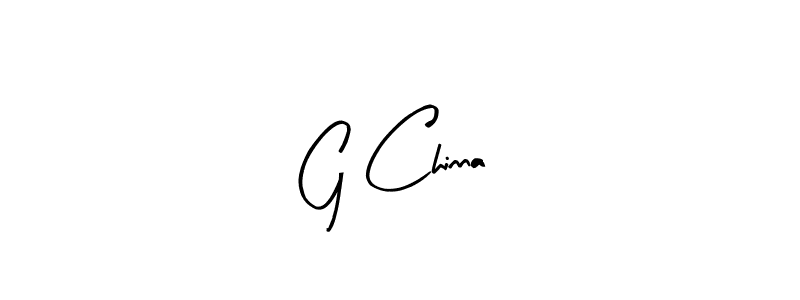 How to make G Chinna name signature. Use Arty Signature style for creating short signs online. This is the latest handwritten sign. G Chinna signature style 8 images and pictures png