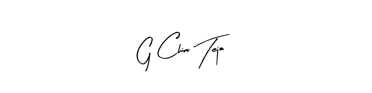 You should practise on your own different ways (Arty Signature) to write your name (G Chiru Teja) in signature. don't let someone else do it for you. G Chiru Teja signature style 8 images and pictures png