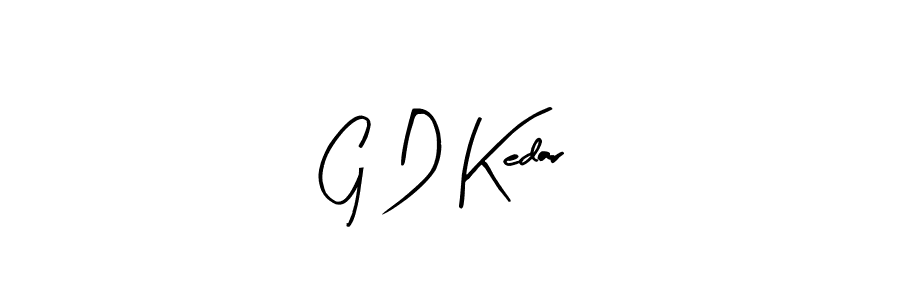 Similarly Arty Signature is the best handwritten signature design. Signature creator online .You can use it as an online autograph creator for name G D Kedar. G D Kedar signature style 8 images and pictures png