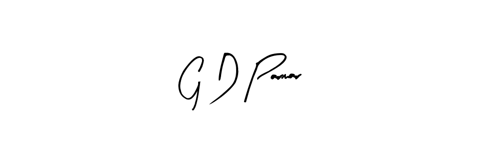 How to make G D Parmar signature? Arty Signature is a professional autograph style. Create handwritten signature for G D Parmar name. G D Parmar signature style 8 images and pictures png