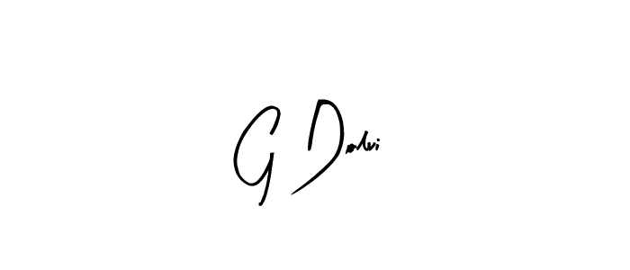 if you are searching for the best signature style for your name G Dolui. so please give up your signature search. here we have designed multiple signature styles  using Arty Signature. G Dolui signature style 8 images and pictures png