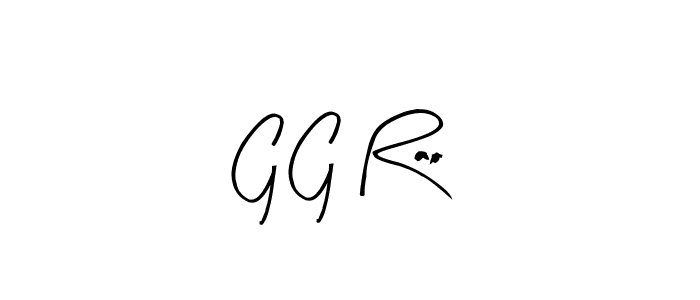 Make a beautiful signature design for name G G Rao. With this signature (Arty Signature) style, you can create a handwritten signature for free. G G Rao signature style 8 images and pictures png