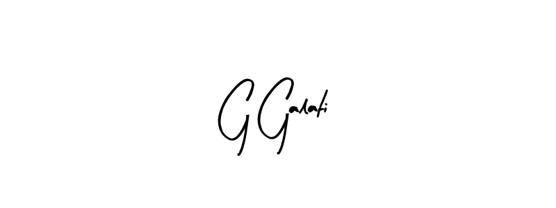 Make a beautiful signature design for name G Galati. With this signature (Arty Signature) style, you can create a handwritten signature for free. G Galati signature style 8 images and pictures png