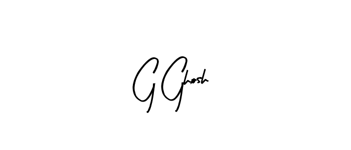 Similarly Arty Signature is the best handwritten signature design. Signature creator online .You can use it as an online autograph creator for name G Ghosh. G Ghosh signature style 8 images and pictures png