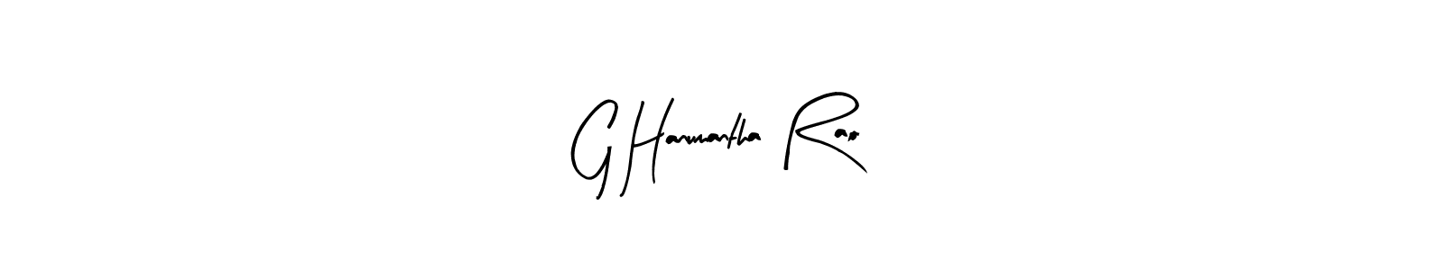How to make G Hanumantha Rao name signature. Use Arty Signature style for creating short signs online. This is the latest handwritten sign. G Hanumantha Rao signature style 8 images and pictures png