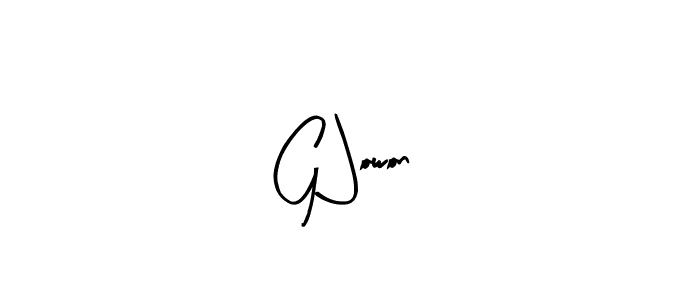 Also we have G Jowon name is the best signature style. Create professional handwritten signature collection using Arty Signature autograph style. G Jowon signature style 8 images and pictures png