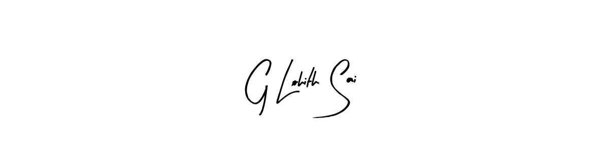 How to make G Lohith Sai signature? Arty Signature is a professional autograph style. Create handwritten signature for G Lohith Sai name. G Lohith Sai signature style 8 images and pictures png