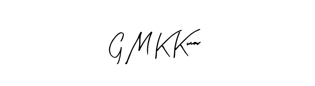 Similarly Arty Signature is the best handwritten signature design. Signature creator online .You can use it as an online autograph creator for name G M K Kumar. G M K Kumar signature style 8 images and pictures png