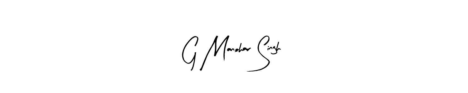 Similarly Arty Signature is the best handwritten signature design. Signature creator online .You can use it as an online autograph creator for name G Manohar Singh. G Manohar Singh signature style 8 images and pictures png