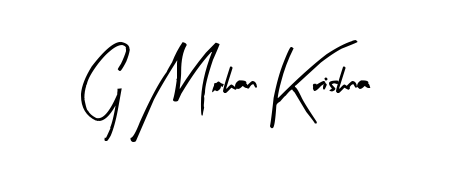 A stylish, flowing autograph style designed for name G Mohan Krishna using Arty Signature typography. Perfect for digital creative projects. G Mohan Krishna signature style 8 images and pictures png