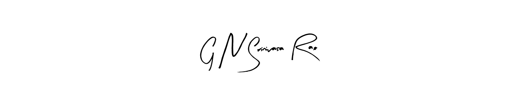 The best way (Arty Signature) to make a short signature is to pick only two or three words in your name. The name G N Srinivasa Rao include a total of six letters. For converting this name. G N Srinivasa Rao signature style 8 images and pictures png