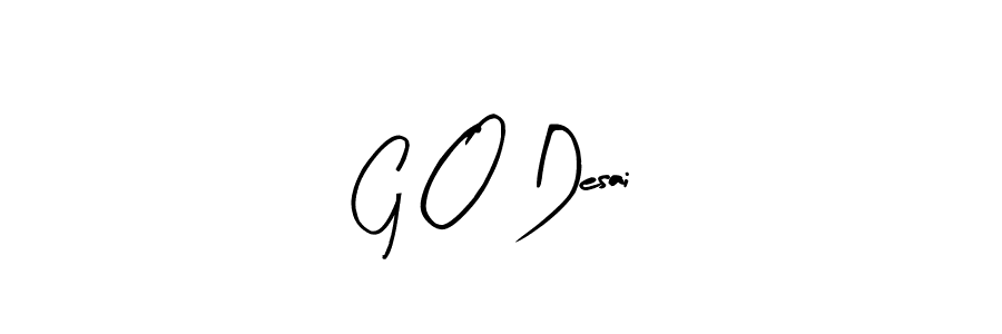 How to Draw G O Desai signature style? Arty Signature is a latest design signature styles for name G O Desai. G O Desai signature style 8 images and pictures png