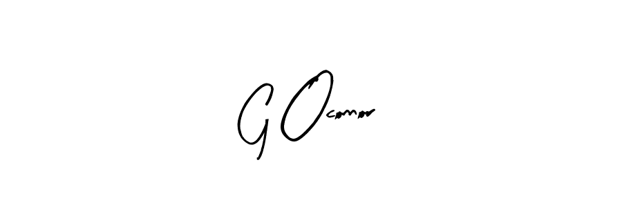 Create a beautiful signature design for name G Oconnor. With this signature (Arty Signature) fonts, you can make a handwritten signature for free. G Oconnor signature style 8 images and pictures png