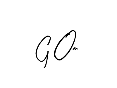 Make a beautiful signature design for name G Om. With this signature (Arty Signature) style, you can create a handwritten signature for free. G Om signature style 8 images and pictures png