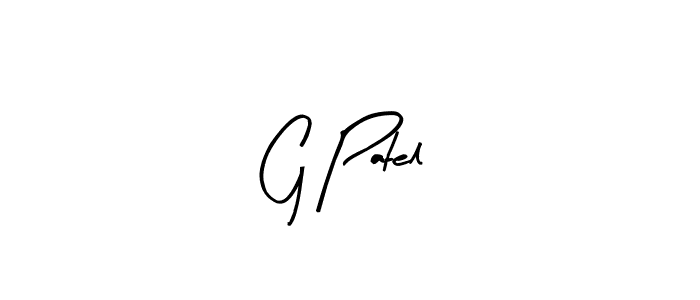 Make a beautiful signature design for name G Patel. With this signature (Arty Signature) style, you can create a handwritten signature for free. G Patel signature style 8 images and pictures png