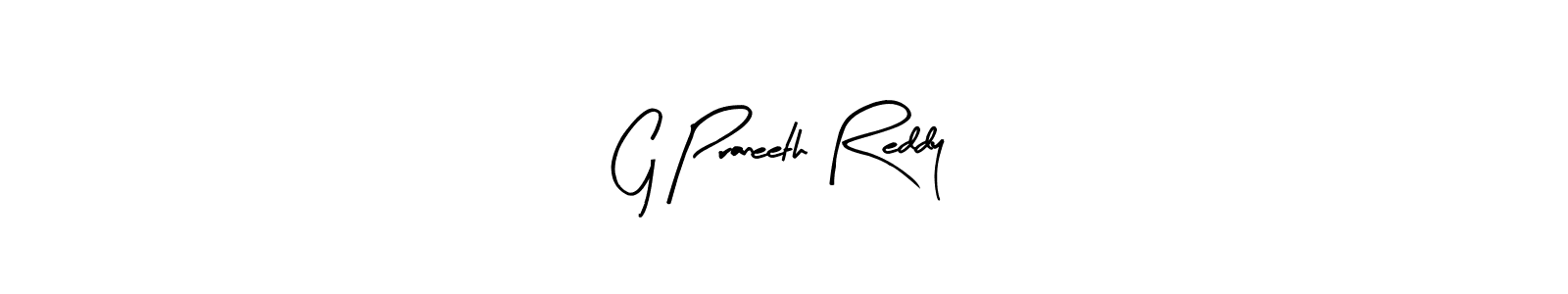How to make G Praneeth Reddy signature? Arty Signature is a professional autograph style. Create handwritten signature for G Praneeth Reddy name. G Praneeth Reddy signature style 8 images and pictures png