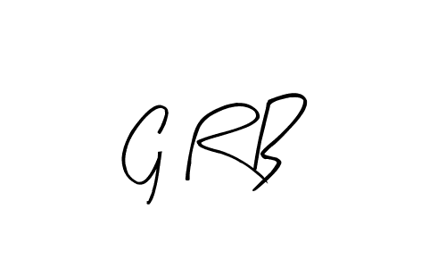 How to make G R B signature? Arty Signature is a professional autograph style. Create handwritten signature for G R B name. G R B signature style 8 images and pictures png