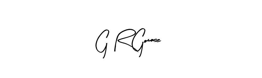 Use a signature maker to create a handwritten signature online. With this signature software, you can design (Arty Signature) your own signature for name G R Gomase. G R Gomase signature style 8 images and pictures png