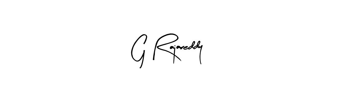 Design your own signature with our free online signature maker. With this signature software, you can create a handwritten (Arty Signature) signature for name G Rajareddy. G Rajareddy signature style 8 images and pictures png