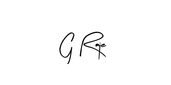 Make a beautiful signature design for name G Raje. With this signature (Arty Signature) style, you can create a handwritten signature for free. G Raje signature style 8 images and pictures png